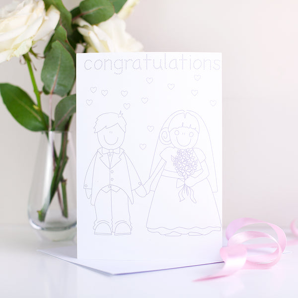 Wedding Colour-Me-In Card